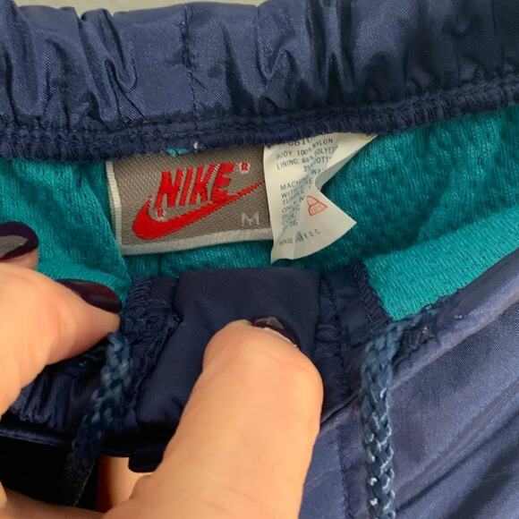 Nike Vintage Windbreaker lined set blue size medium - Picture 6 of 7
